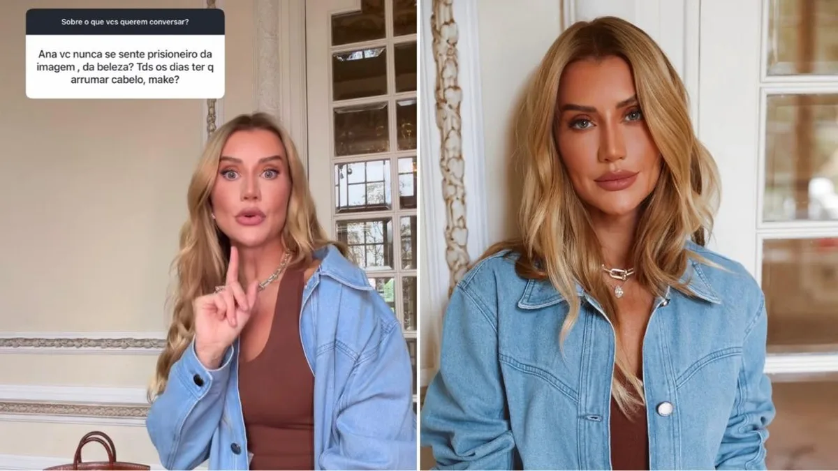 Ana Paula Siebert fala sobre cansaço com rotina de beleza nas redes