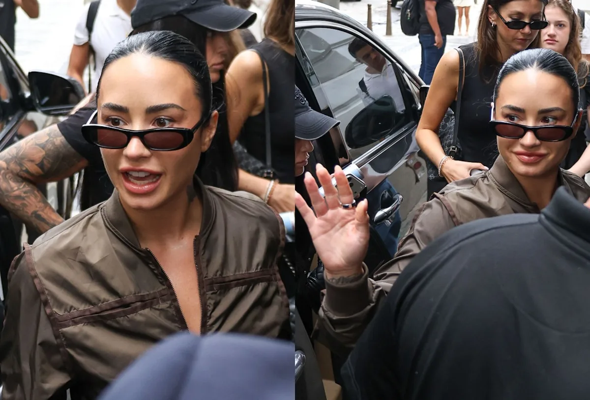 Demi Lovato circula pelo Rio antes de subir ao Palco Mundo