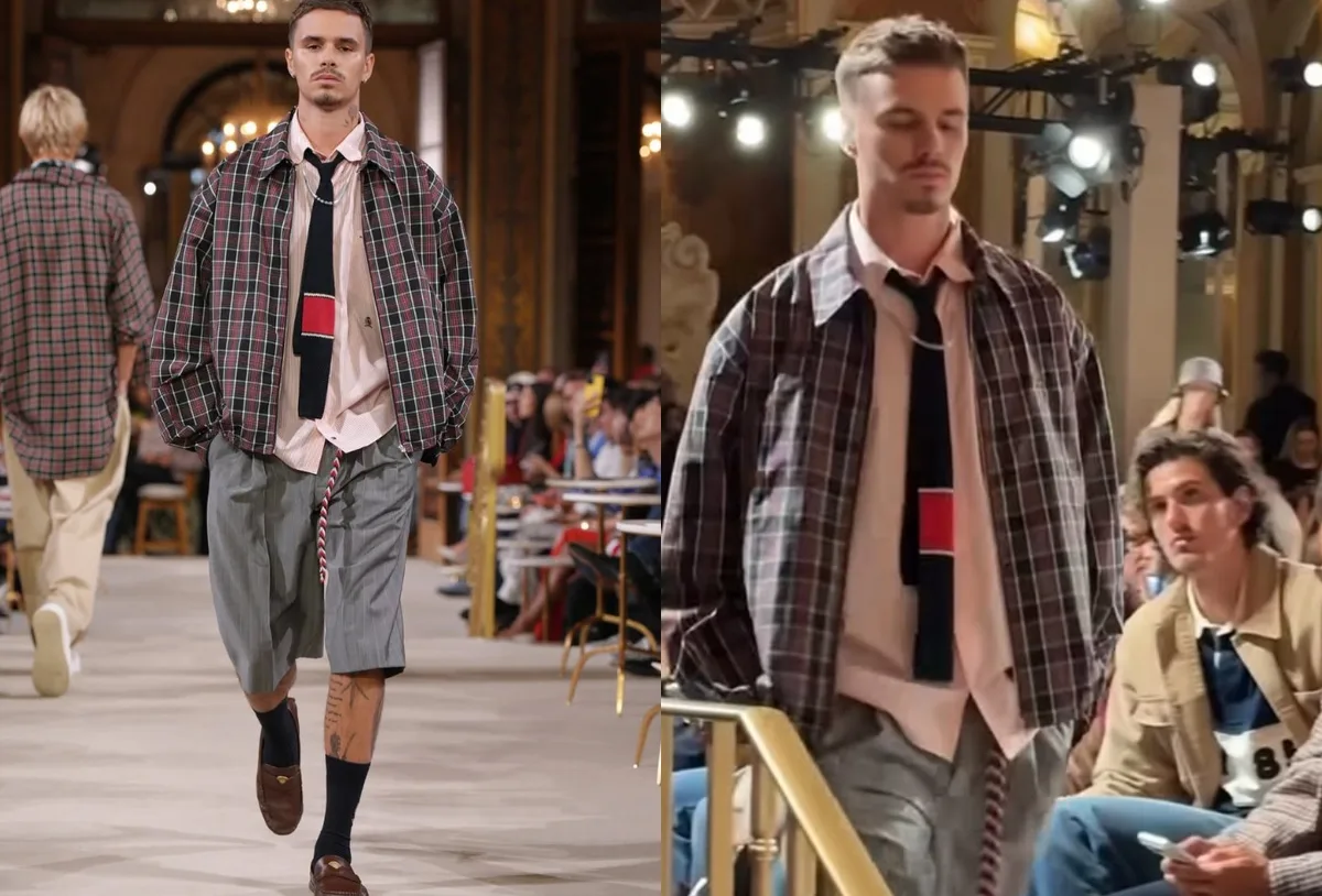 Romeo Beckham estreia na NYFW e encerra desfile da Tommy Hilfiger