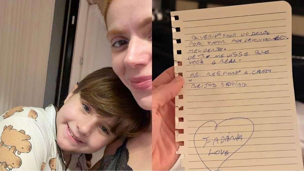 Thaís Vasconcellos responde a carta da filha sobre a Fada do Dente