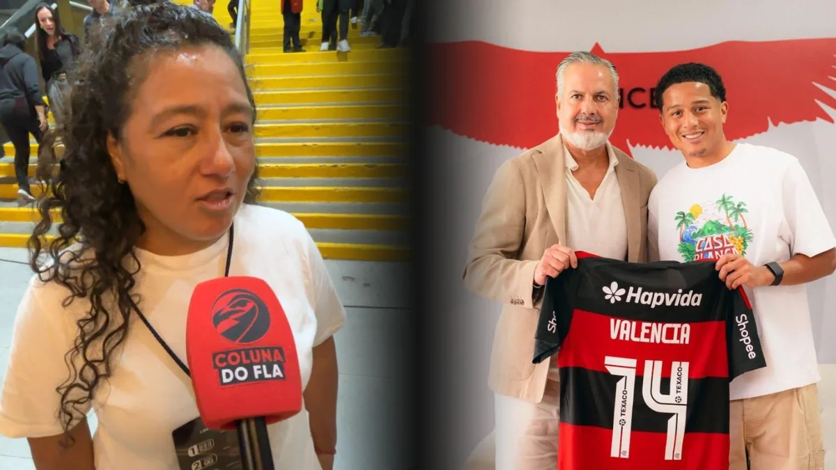 Virginia espera viajar ao Rio após primeira vez vendo Valencia pelo Flamengo