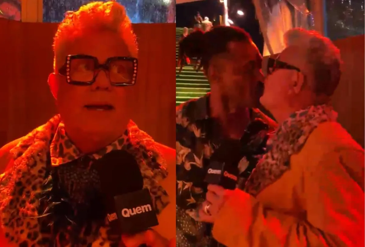 Milton Cunha vive romance no Rock in Rio e brinca com semelhança a Elton John