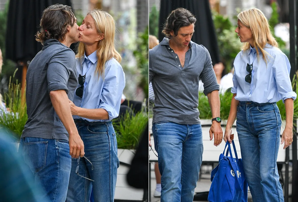 Gwyneth Paltrow aparece com o marido após rumores sobre casamento