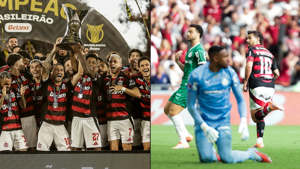 Flamengo retoma liderança e fica um ponto à frente do Palmeiras no Brasileirão