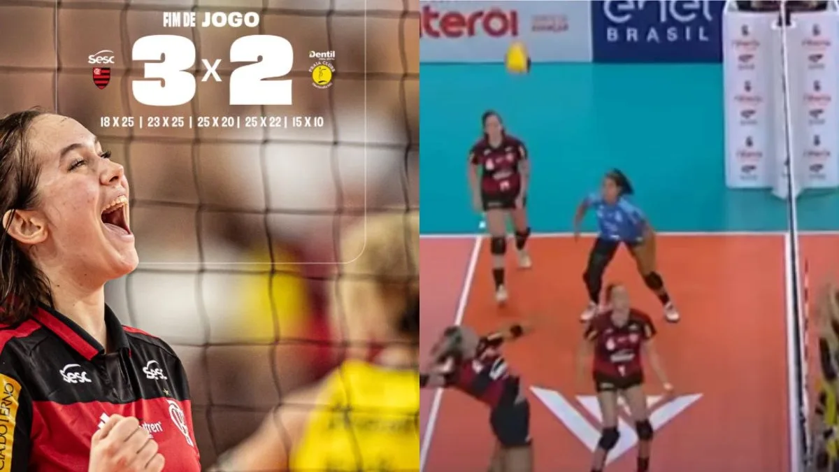Sesc RJ Flamengo vira sobre o Praia Clube e leva a Copa SuperVôlei