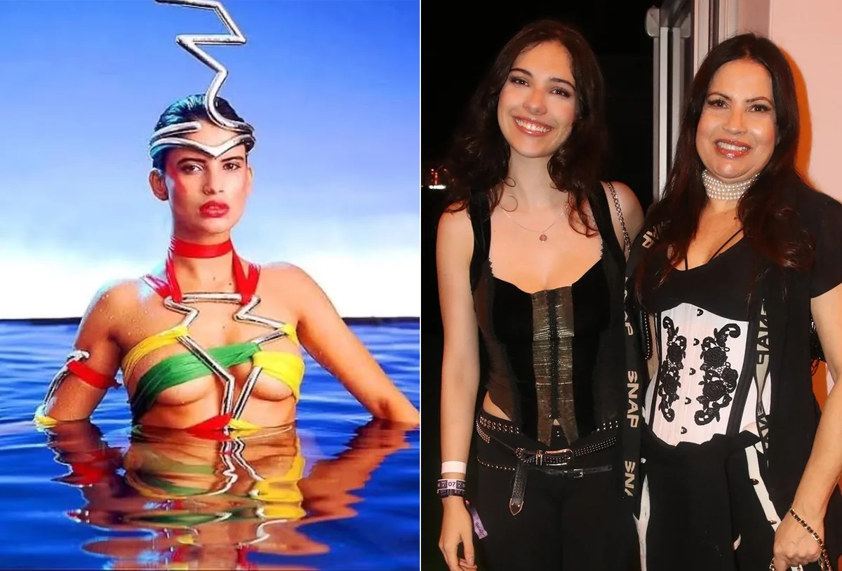 Isadora Ribeiro aparece com a filha Valentine no quarto dia do Rock in Rio
