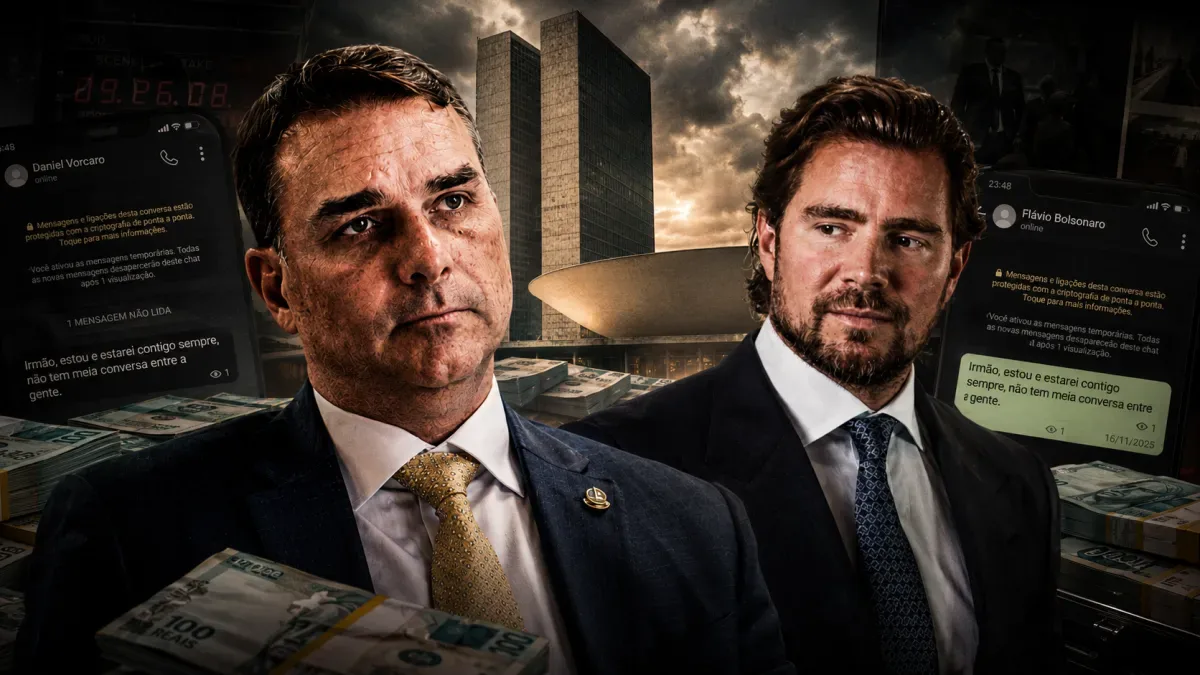 Filme de Bolsonaro leva Master ao colo de Flávio Bolsonaro