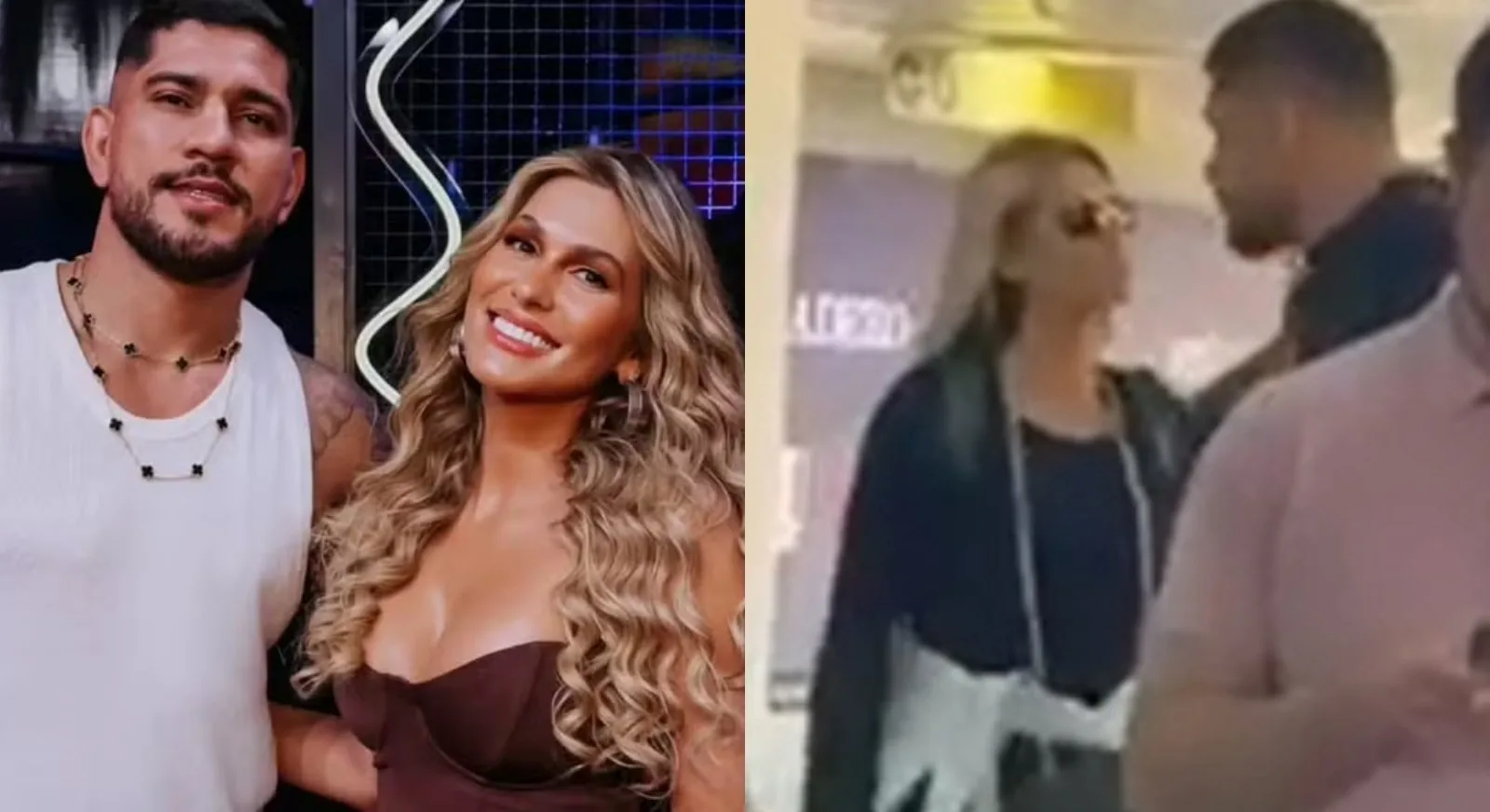 Lívia Andrade e Alex Pereira aparecem juntos em aeroporto no Paraná