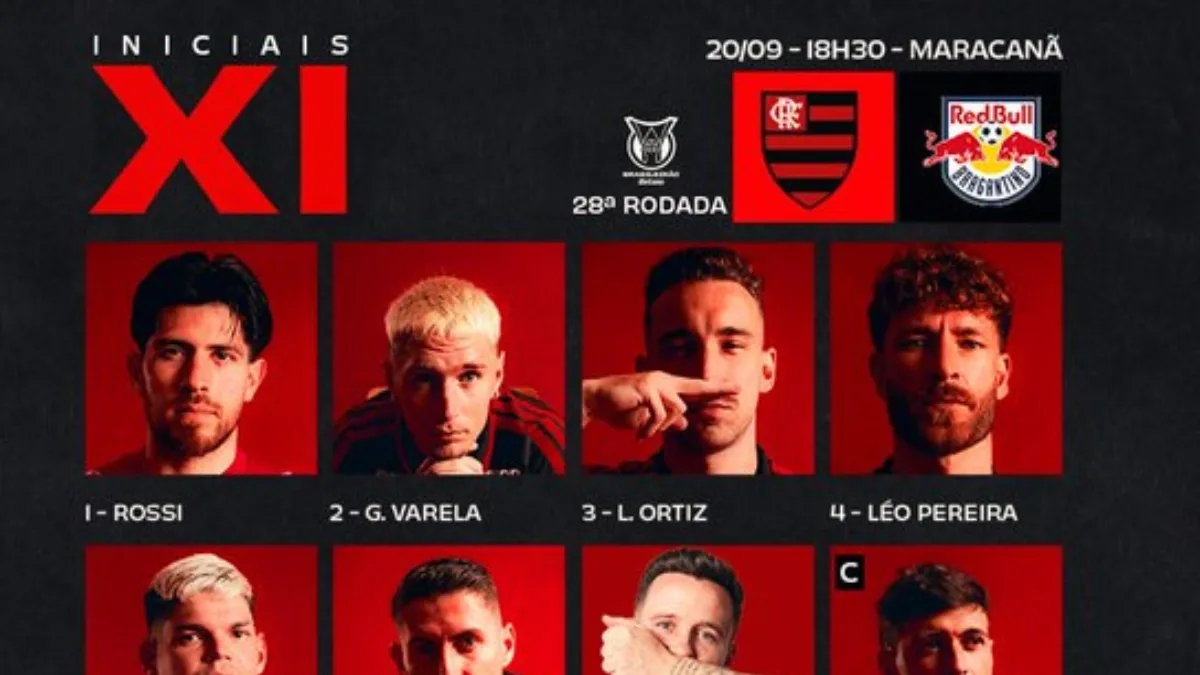 Flamengo terá Saúl entre os titulares diante do Bragantino no Maracanã