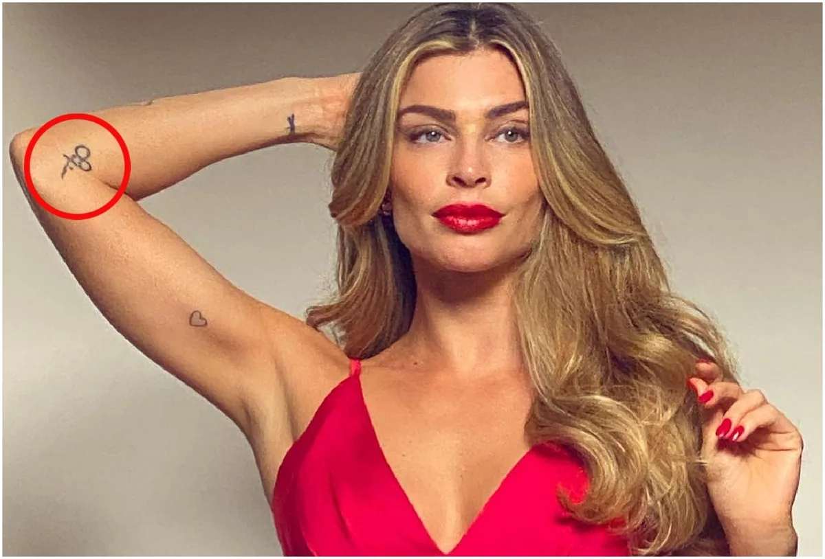 Grazi Massafera troca tatuagem com nome da filha por girassóis
