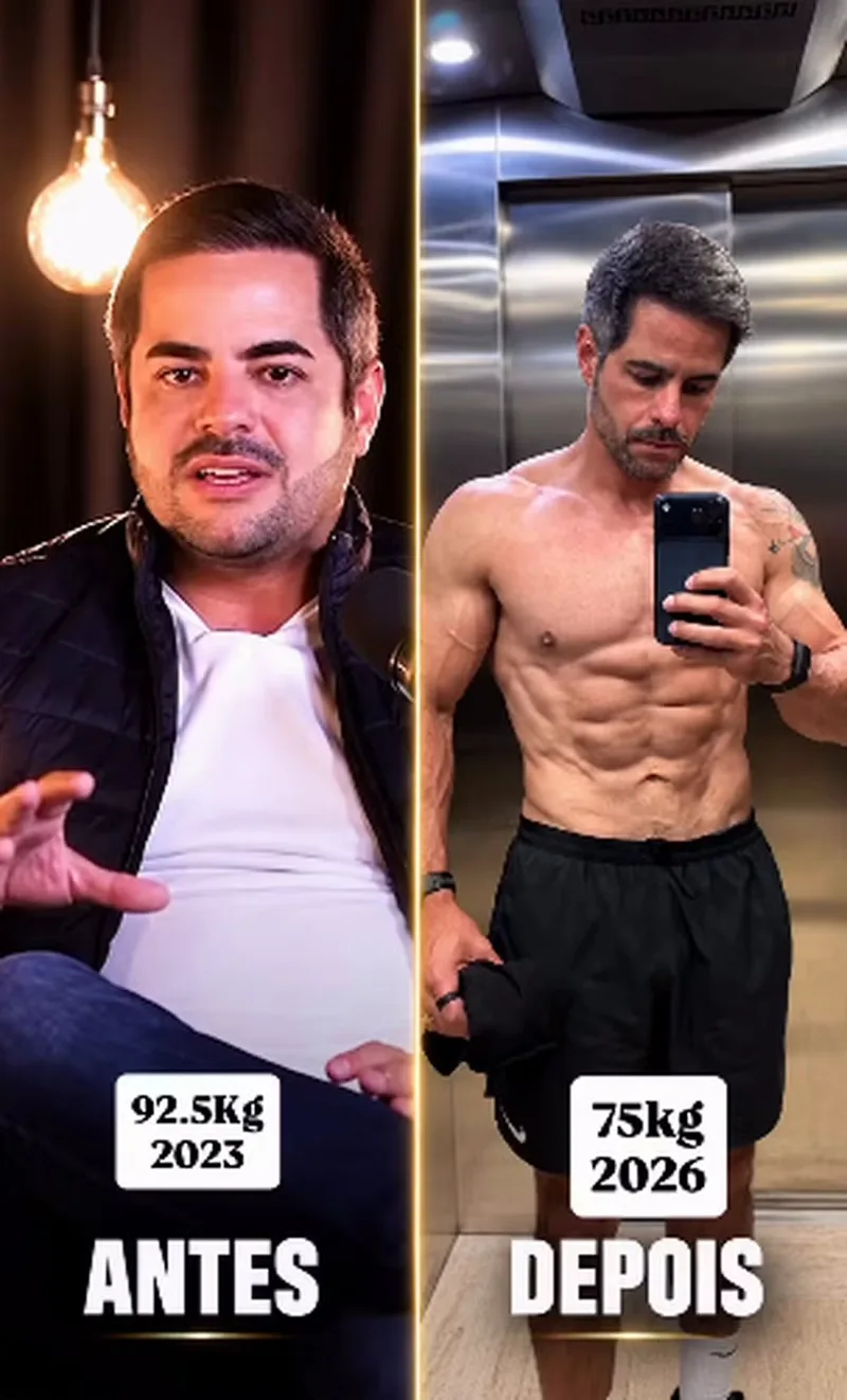 Kaká Diniz relata perda de 17 kg e mudanças na rotina em três anos