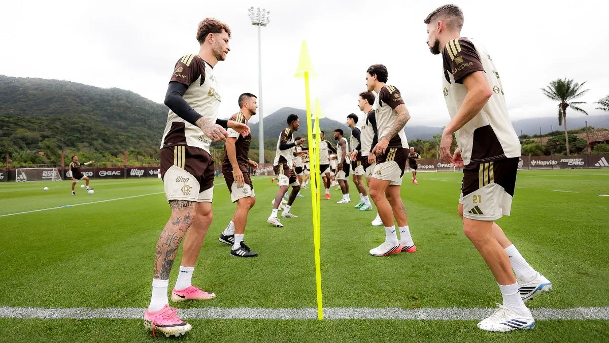 Flamengo retoma treinos antes de duelo com o Red Bull Bragantino