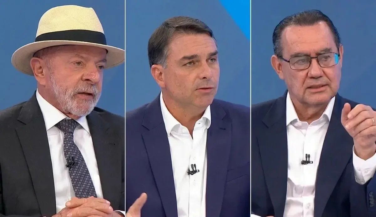 Flávio Bolsonaro e Augusto Cury ficam numericamente à frente de Lula em pesquisa
