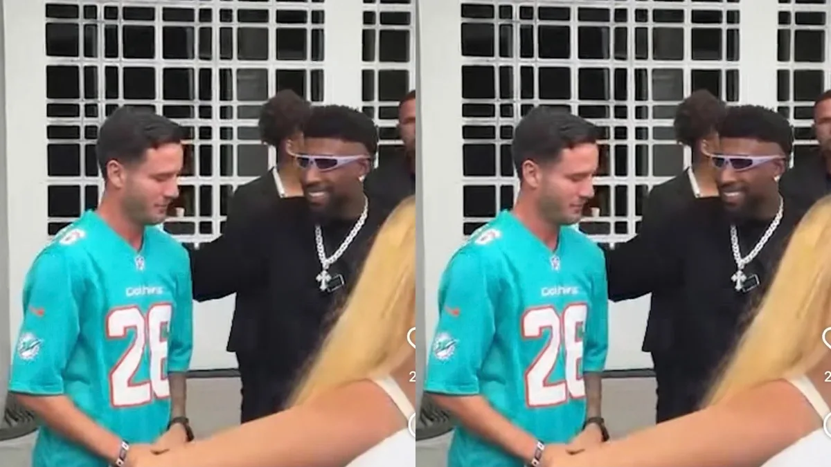 Jogadores do Flamengo acompanham duelo da NFL no Maracanã