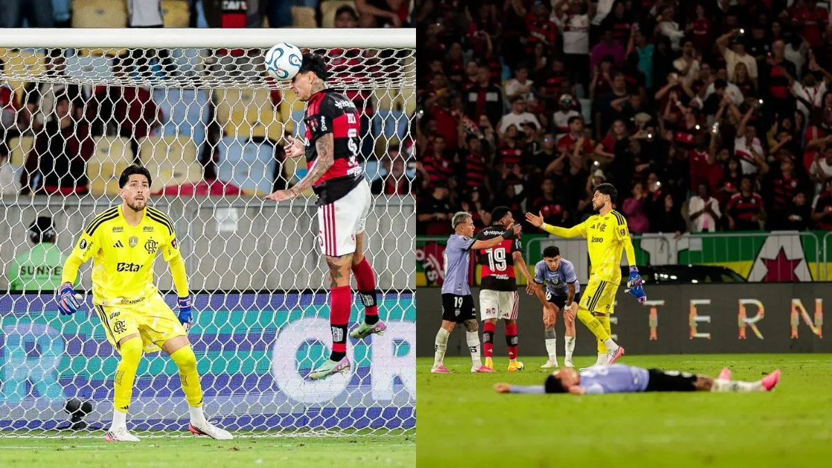 Rossi reclama com torcedor após assistência na classificação do Flamengo