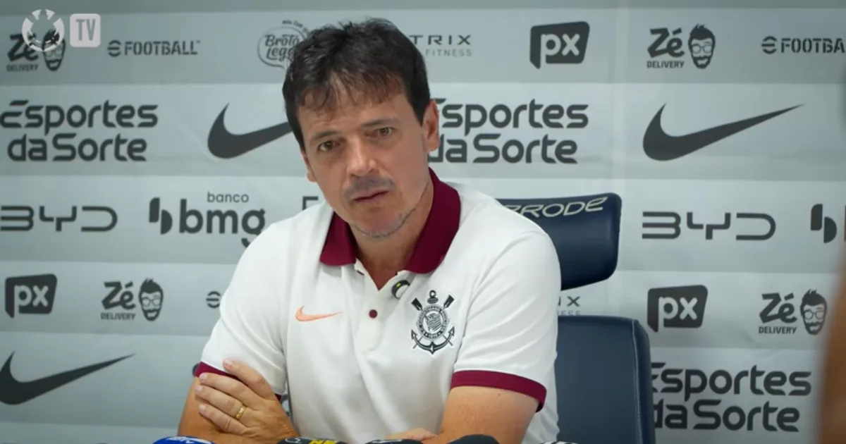 Fernando Diniz continua no Corinthians após quarta derrota seguida no Brasileiro