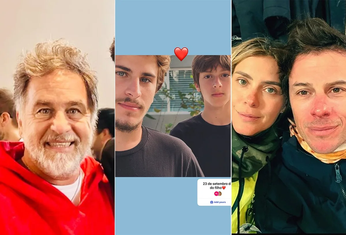 Carolina Dieckmann mostra os dois filhos em publicação nas redes sociais