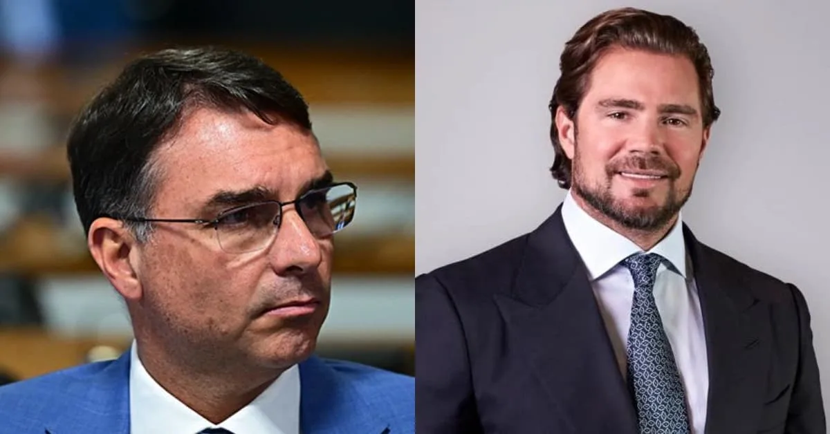 Flávio Bolsonaro usou jato ligado a empresa de Vorcaro em viagem ao Brasil