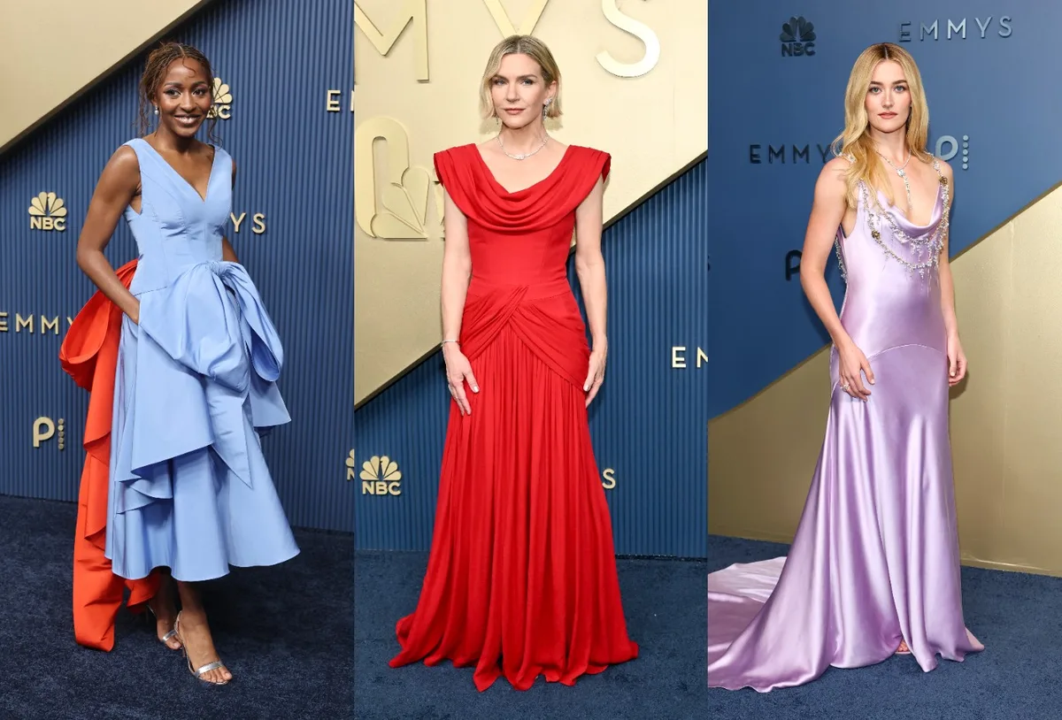 Azul e vermelho dominam escolhas das atrizes no Emmy 2026