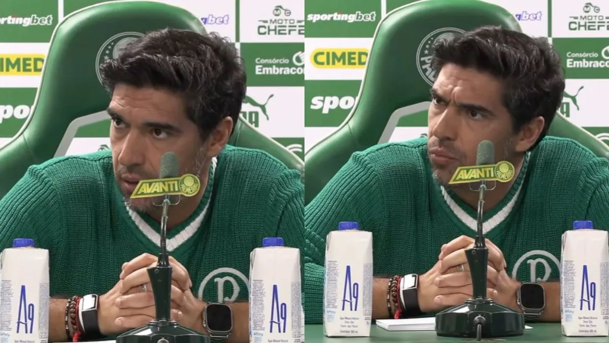 Abel questiona microfones e critérios da arbitragem após empate do Palmeiras