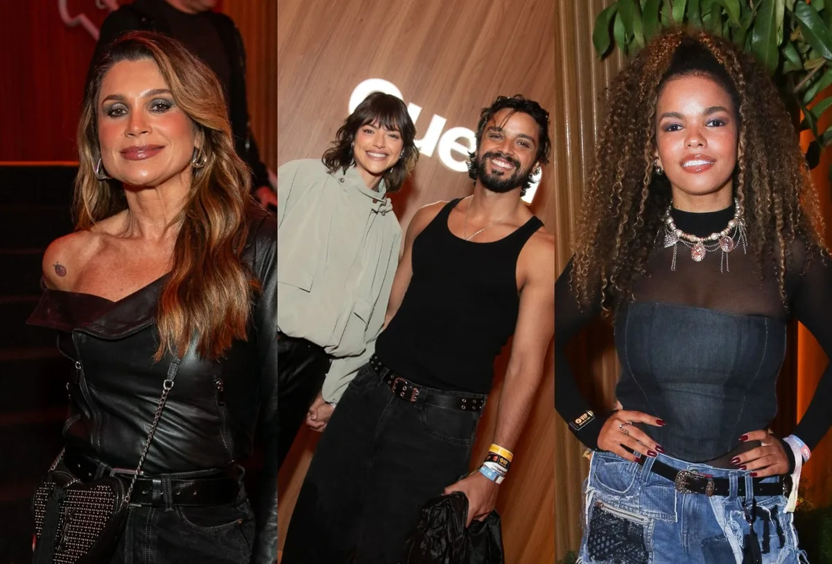 Atores de Quem Ama Cuida aproveitam folga no Rock in Rio
