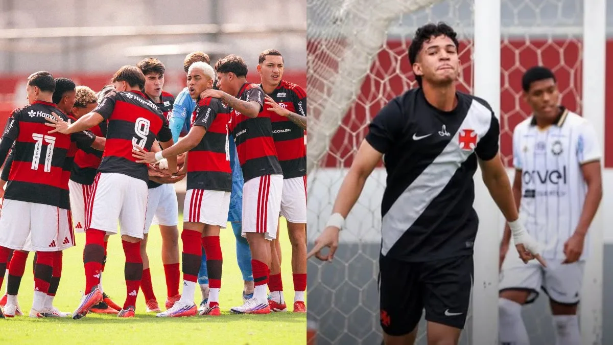 Flamengo e Vasco duelam em 8 de outubro pela Copa do Brasil Sub-20