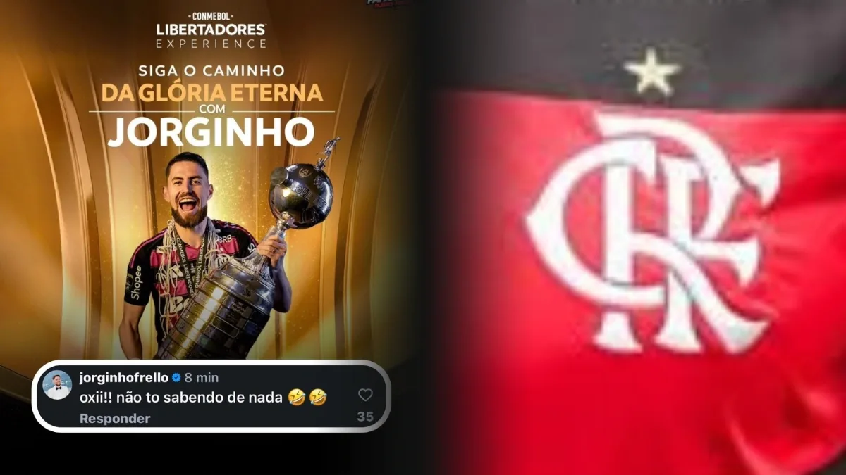 Perfil da Libertadores troca fotos e confunde Jorginho do Flamengo com ex-lateral