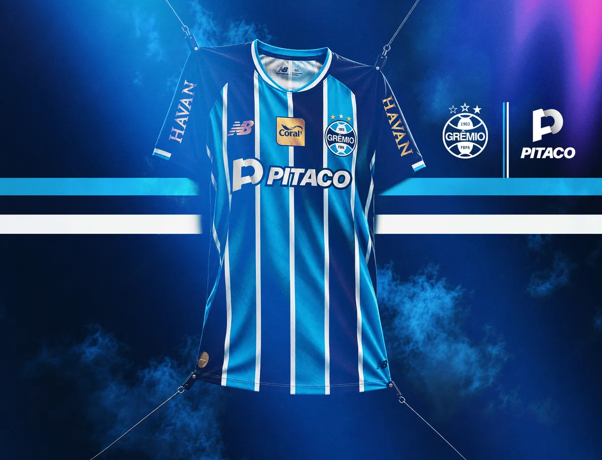 Grêmio fecha patrocínio máster com a empresa brasileira Pitaco