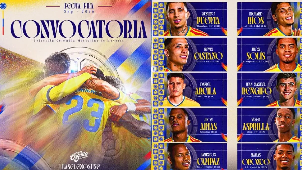 Colômbia anuncia convocados para amistosos, e Carrascal fica fora