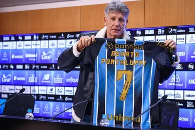 Renato Portaluppi retorna ao Grêmio e mira cinco vitórias no Brasileirão