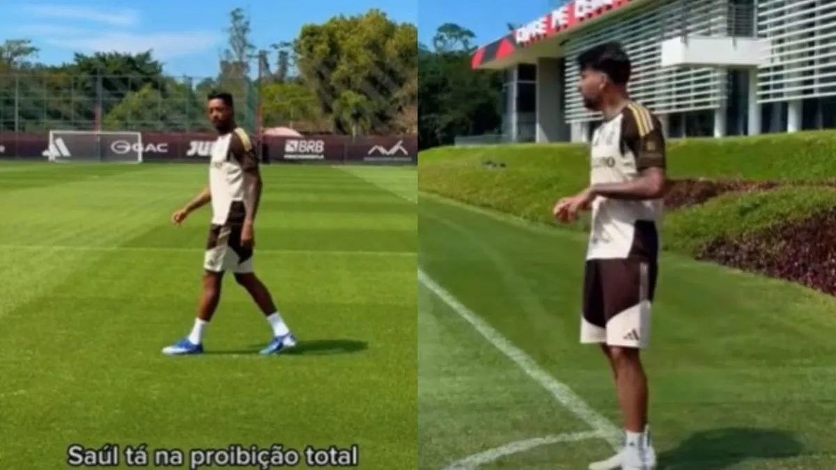 Companheiros de Flamengo brincam com postagem de Saúl no Instagram