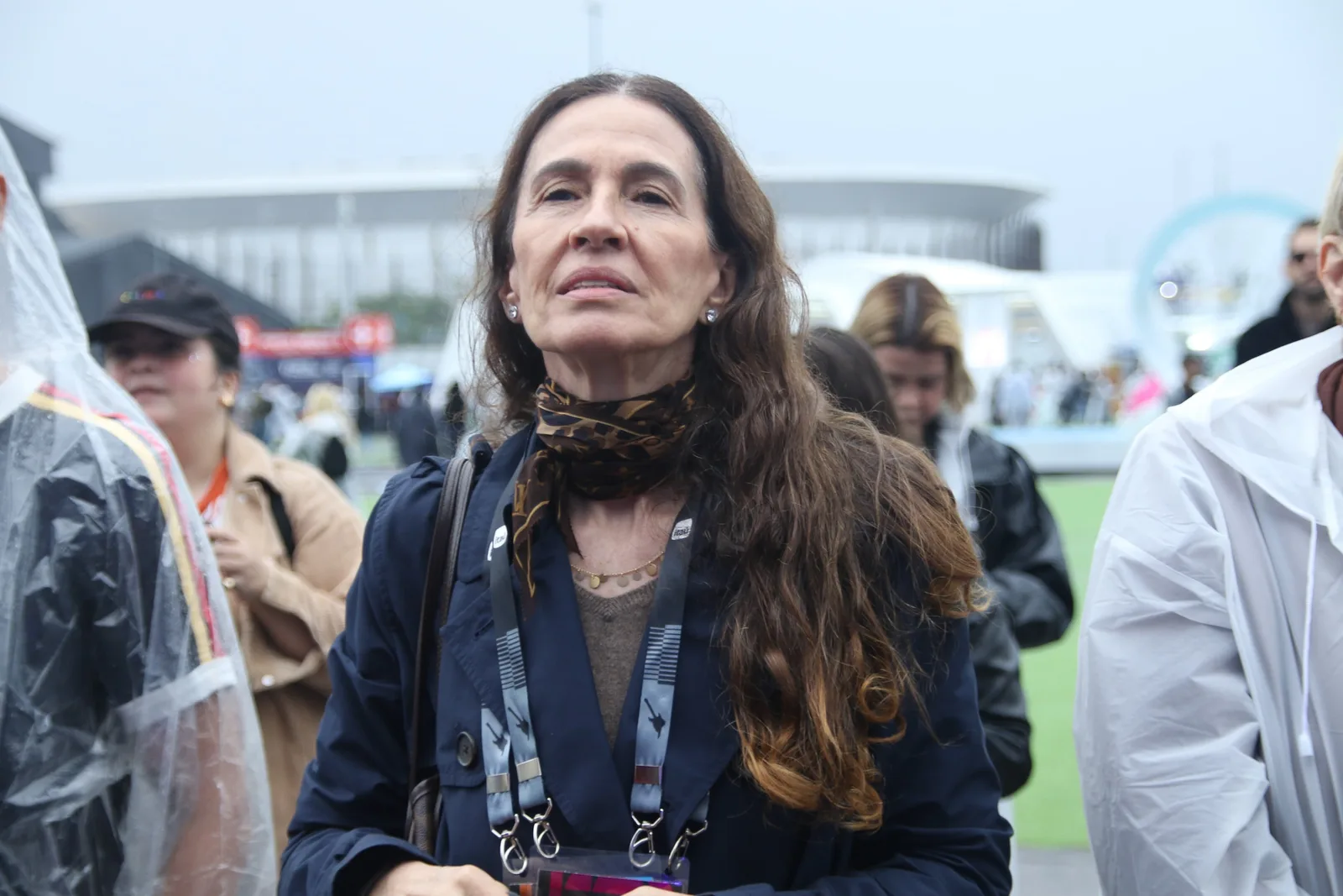 Flora Gil prestigia apresentação de Flor e Bento no Rock in Rio
