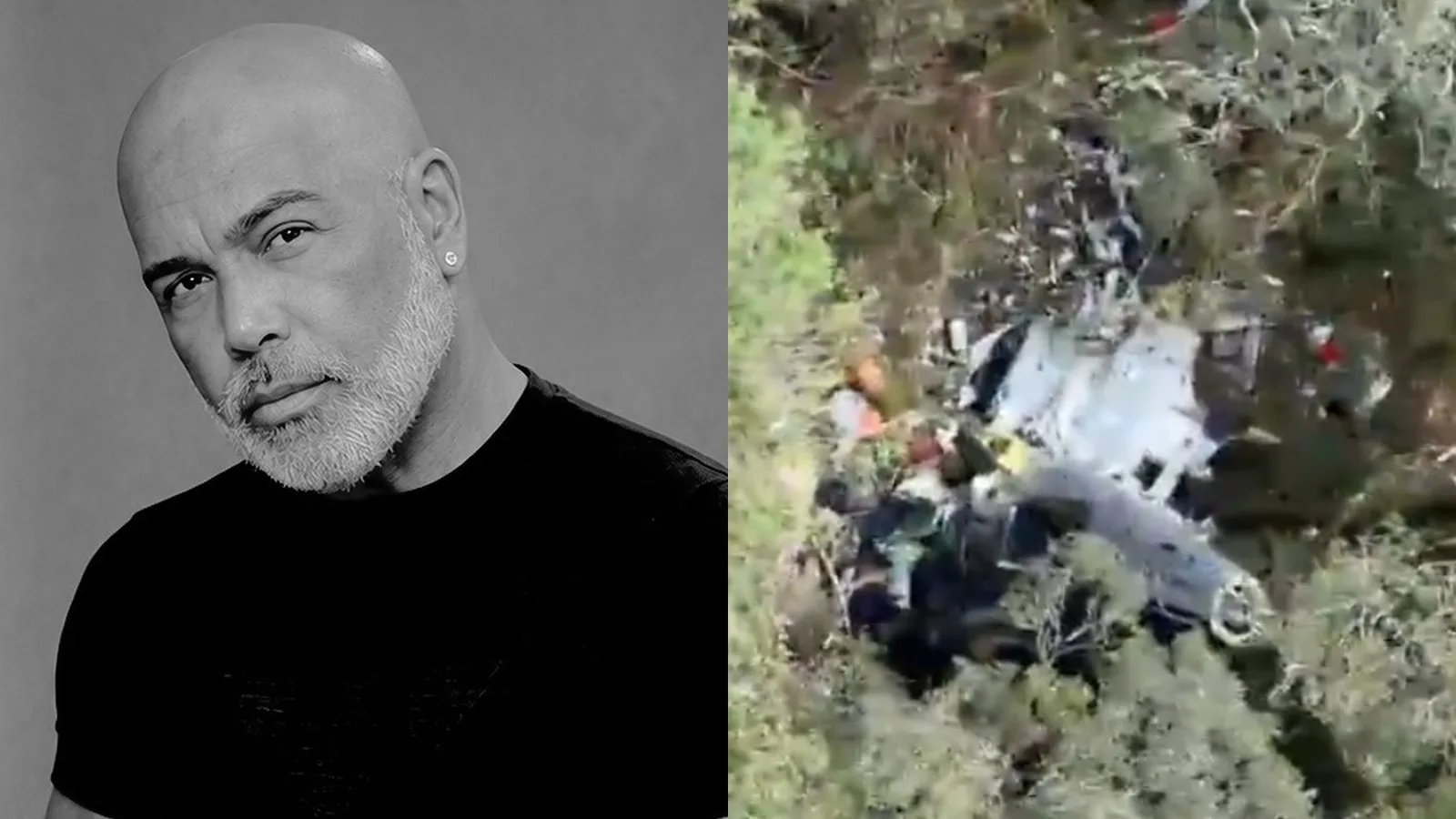 Destroços de helicóptero com cantor Rick são localizados no Rio Grande do Sul