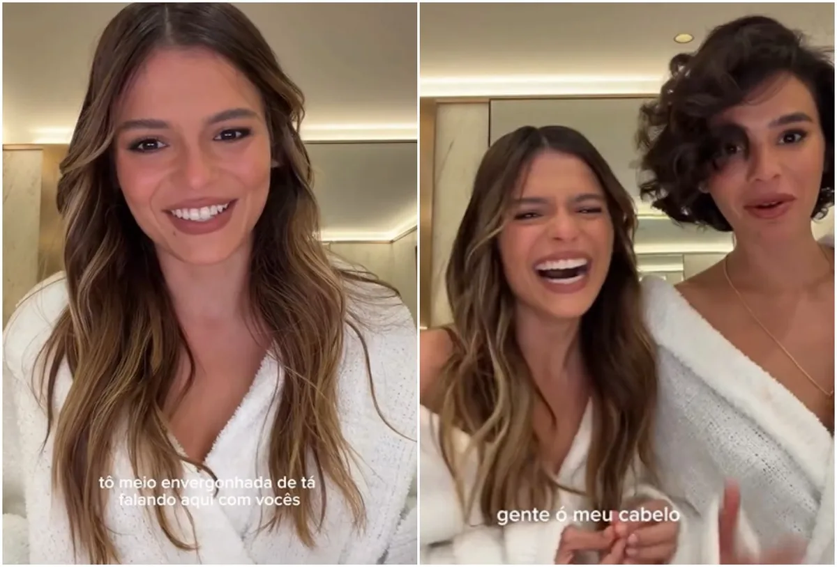 Luana Marquezine estreia em compromisso profissional ao lado de Bruna