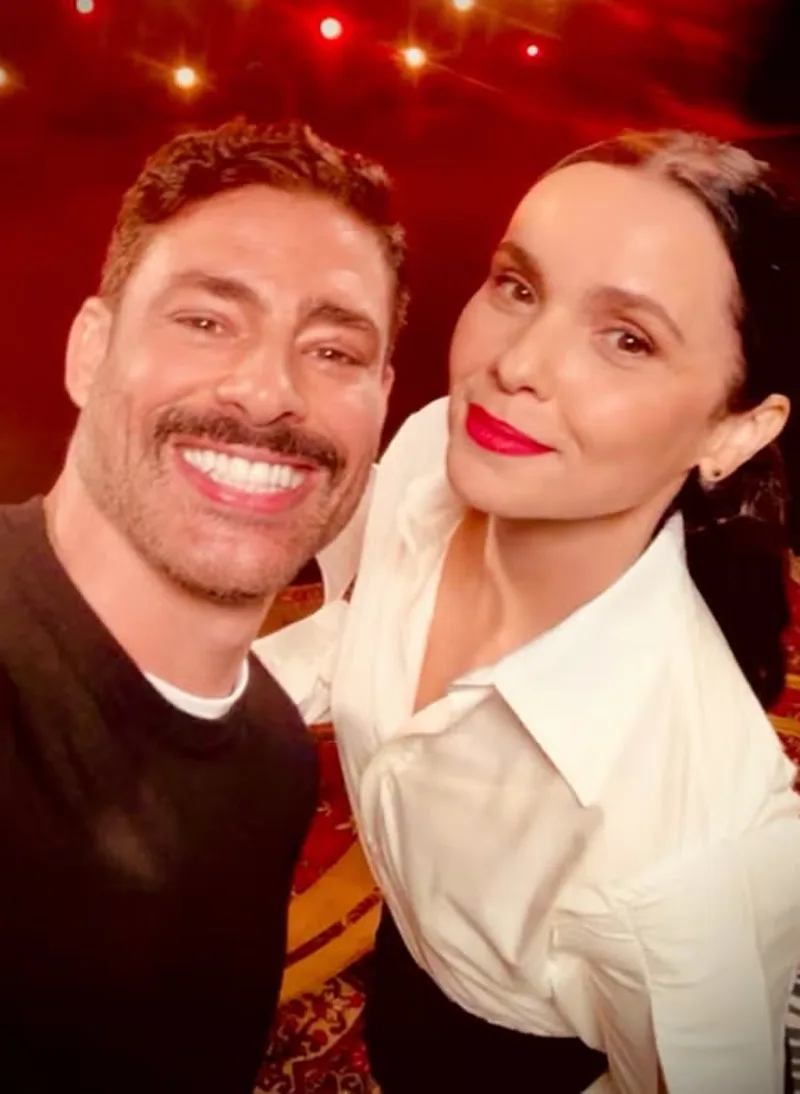 Cauã Reymond e Débora Falabella se reencontram antes de nova novela