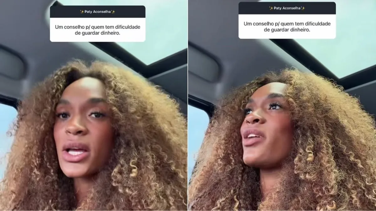 Patricia Ramos conta como guardava dinheiro antes da fama