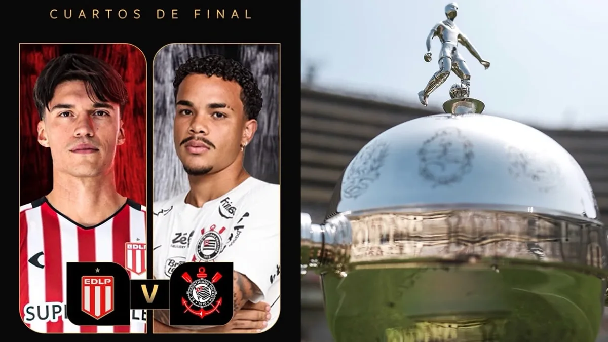 Estudiantes e Corinthians abrem disputa que pode levar a uma semifinal com o Flamengo