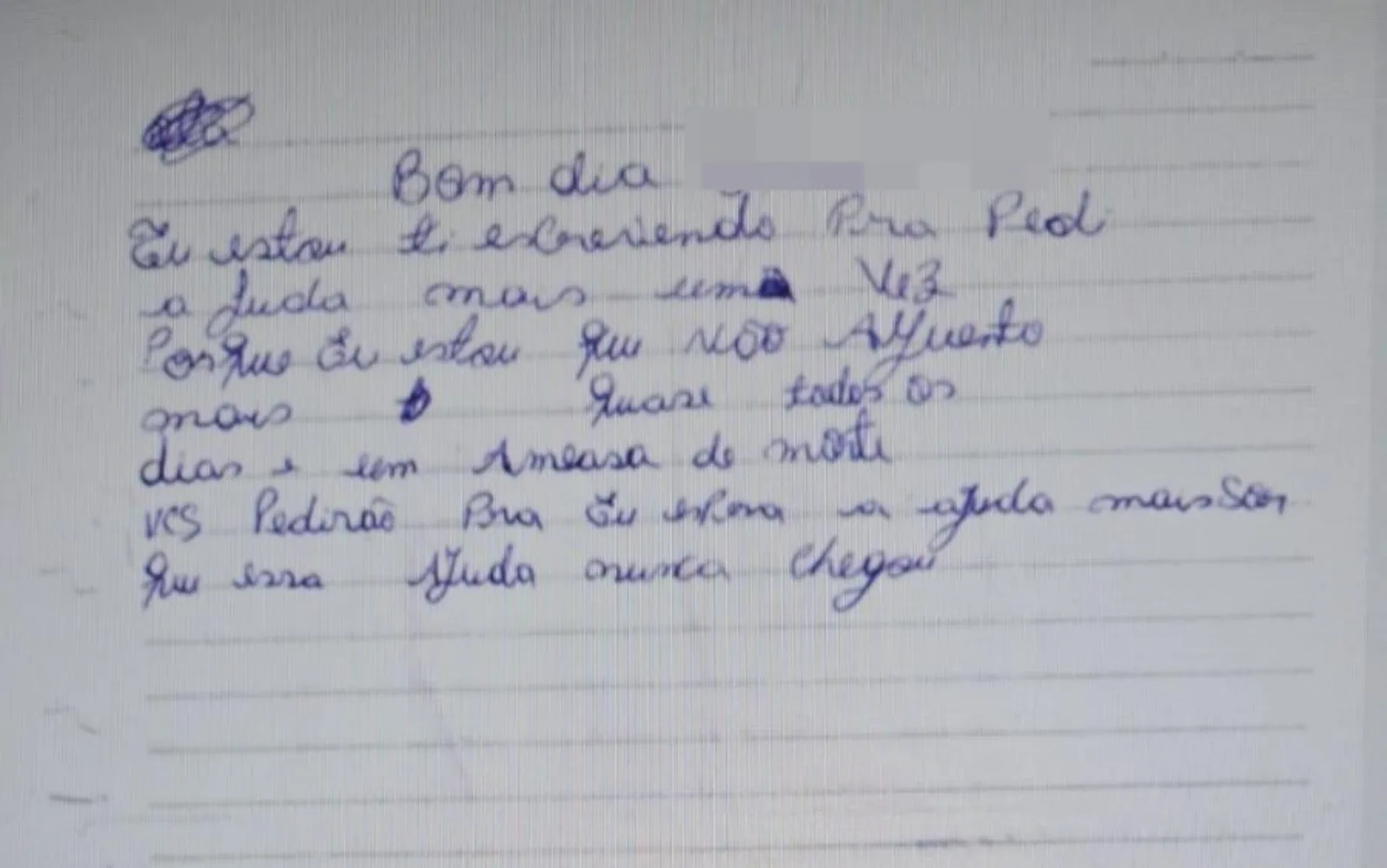 Mulher entregou dois bilhetes antes de ser resgatada de cárcere na Bahia