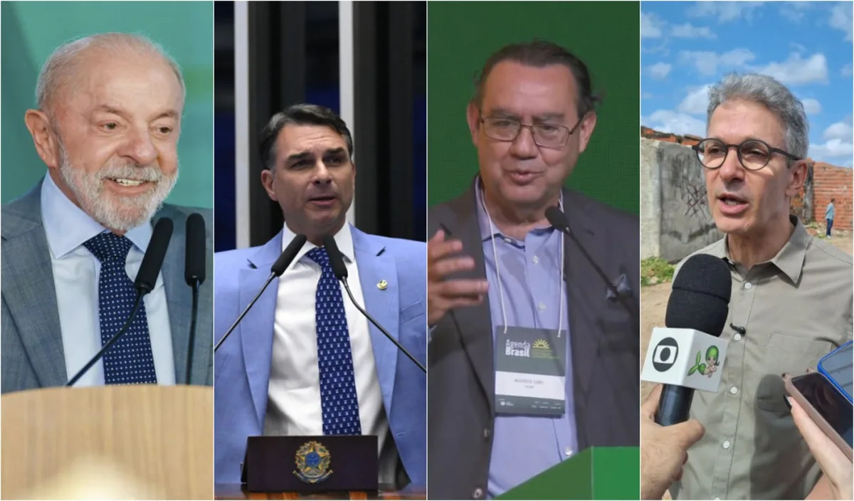 Lula e Flávio Bolsonaro aparecem empatados pela margem de erro em Minas