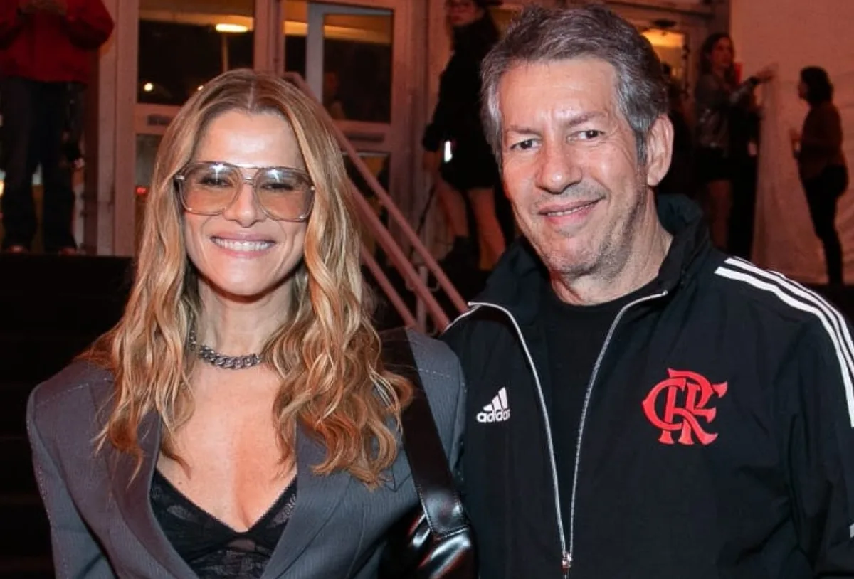 Ingrid Guimarães vai ao Rock in Rio com marido e fala sobre chuva enfrentada pela filha