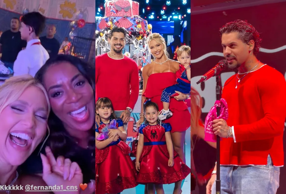 Festa de dois anos de José Leonardo reúne família, shows e anúncio de casamento