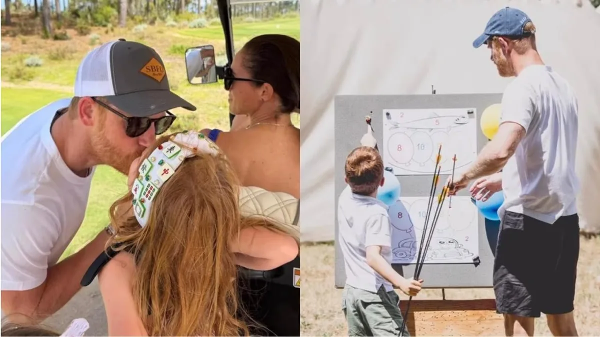 Harry celebra 41 anos com mensagem de Meghan e fotos da família