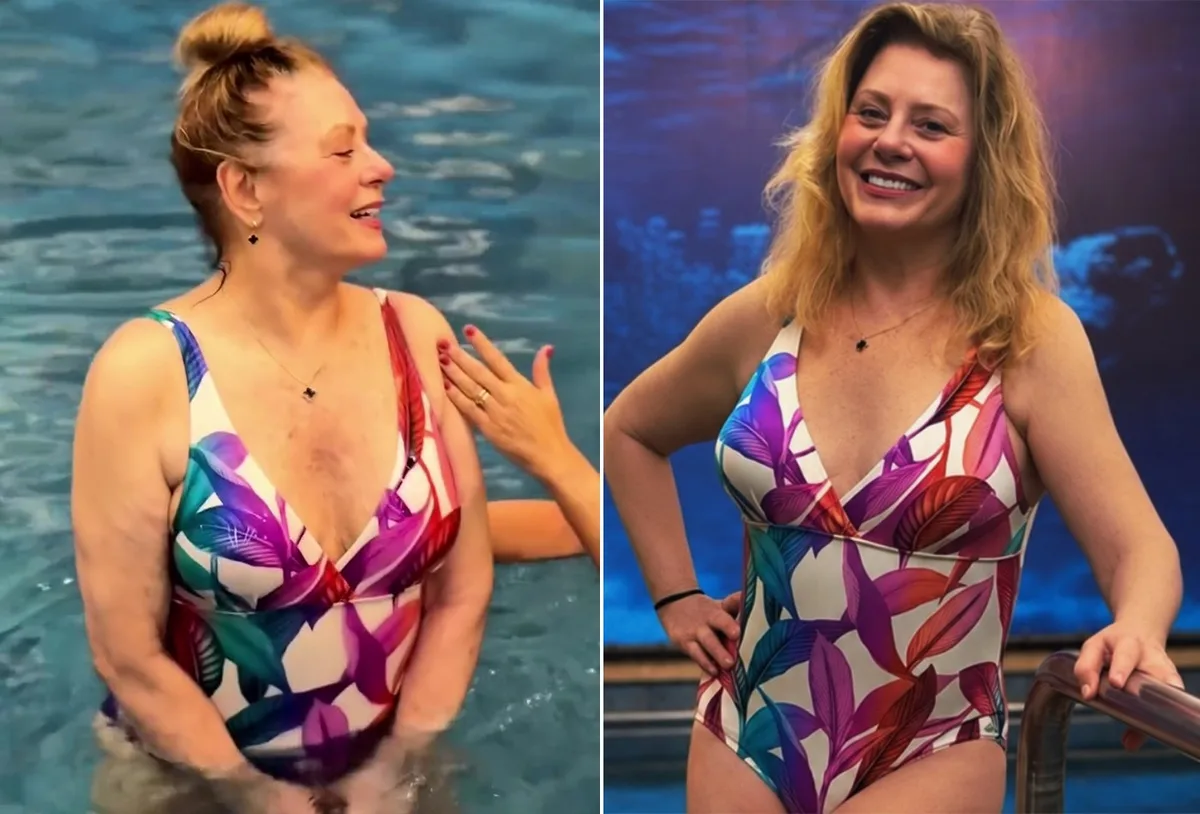 Vera Fischer compartilha rotina de hidroginástica e fala sobre novos trabalhos