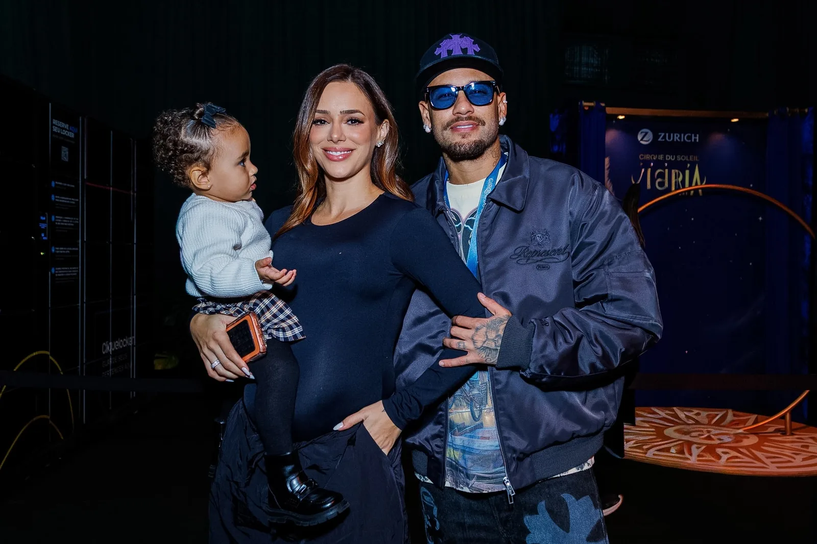 Neymar e Bruna Biancardi levam filhas ao Cirque du Soleil em São Paulo