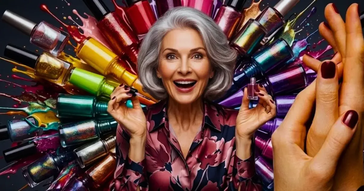Quatro cores de esmalte que valorizam as mãos depois dos 60 anos
