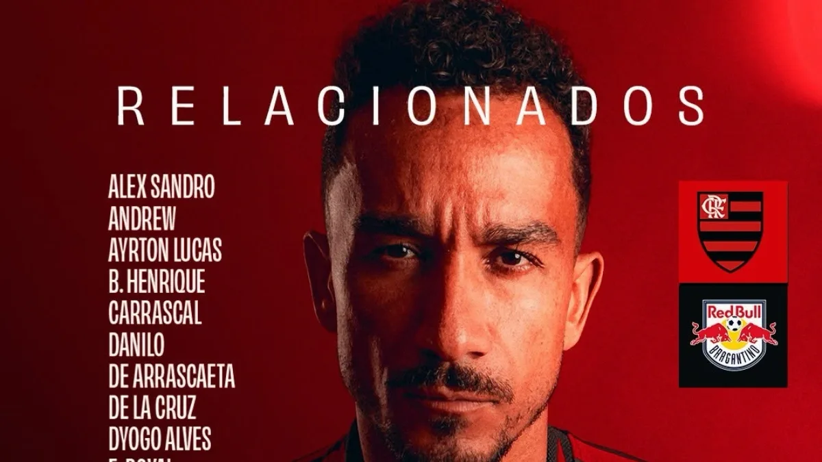 Flamengo terá quatro desfalques contra o Bragantino no Maracanã