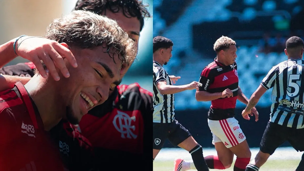 Flamengo vence o Botafogo e mantém campanha perfeita no Carioca Sub-20