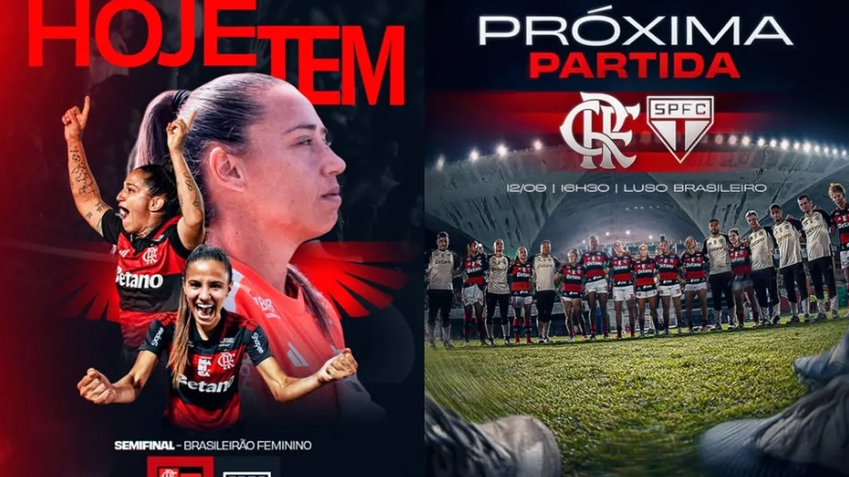Flamengo e São Paulo abrem semifinal do Brasileirão Feminino neste sábado