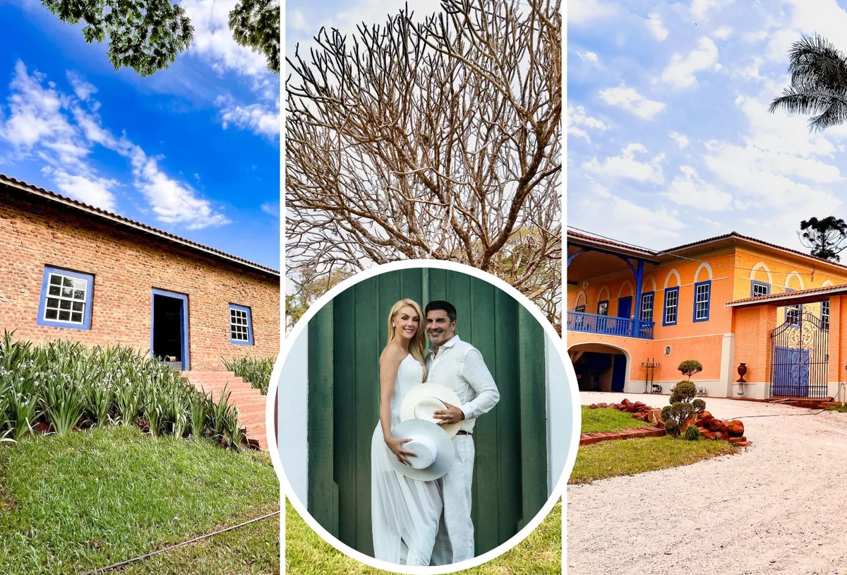 Casa Gialla ganha salão, vila italiana e jardins antes do casamento de Ana e Edu