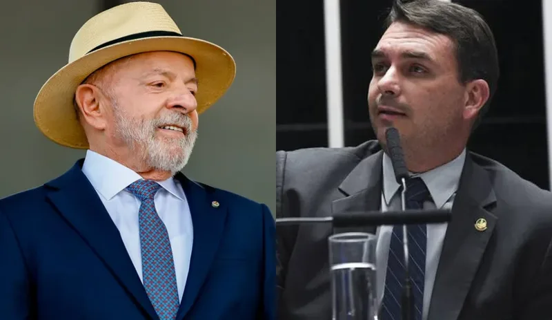 Pesquisa aponta disputa apertada entre Lula e Flávio Bolsonaro nos dois turnos